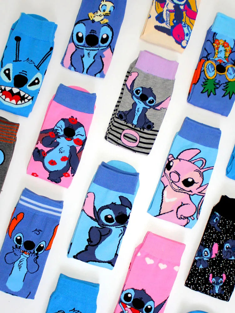 1 Pair New Design Cartoon Long Socks