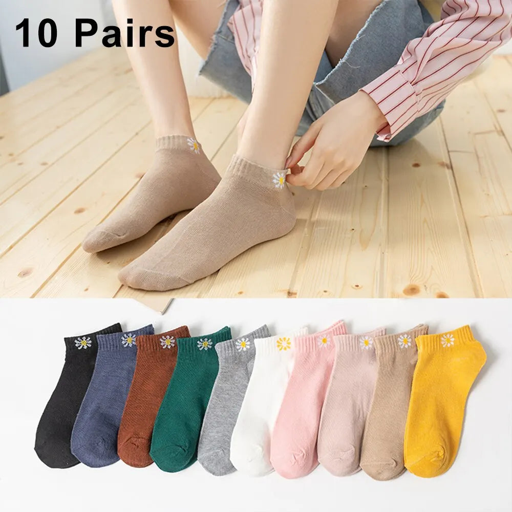 10 Pairs Women Socks Set