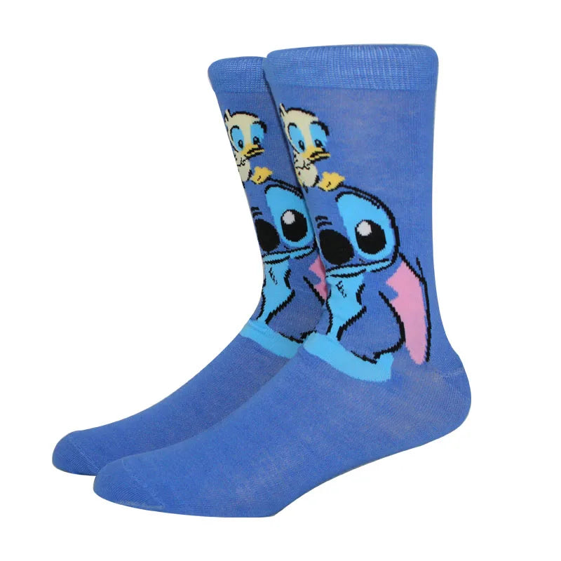 1 Pair New Design Cartoon Long Socks